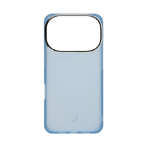Hamee iPhone17Pro 耐衝撃ハードケース SALISTY クリアカラー シルバー／ブルー 669-182363-イメージ1
