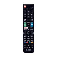 エレコム ERC-TV02XBK-TO 東芝用かんたんTVリモコン ブラック