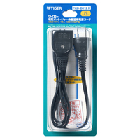 タイガー ジャー炊飯器・電気ポット用電源コード ブラック PKD-B012K