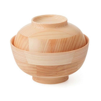 ラ・ルース ひきよせ 蓋付椀 3段S ヒノキ 130105 FC353KY-0167810