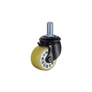 ハンマーキャスター 低床式重荷重用ねじ式ウレタン車B入り75mm　M20XP2．5 540SA-BAU75-BAR01-イメージ1