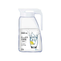 アスベル 冷水筒 ドリンク・ビオ 3.1L ホワイト 3100K FCF408N-3100K