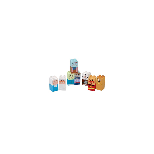 Bandai Block Lab First Series Anpanman to Nakamatachi jeu de blocs blocs blocs L - Photo 1/1