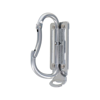 三共コーポレーション 可動式カラビナ工具差 スチール シルバー FCF512A