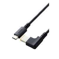 エレコム ノートPC用充電ケーブル(USB Type-C/DC角コネクター/100W)2m ブラック DC-PDLE20BK