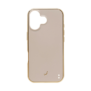Hamee iPhone17用 耐衝撃ハードケース SALISTY マットカラー グレージュ 669-182370-イメージ1