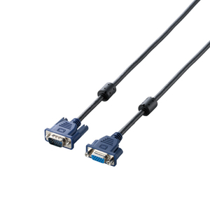 エレコム ディスプレイ延長ケーブル 1m CAC-E10BK-イメージ2