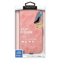 PGA iPhone 16 Pro用フリップカバー ダスティピンク PG-24BFP03PK