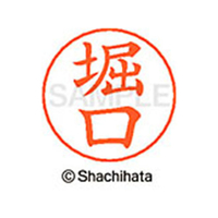 シヤチハタ ネームペン用ネーム シルバー 既製 堀口 FC47563-X-GPS-1792