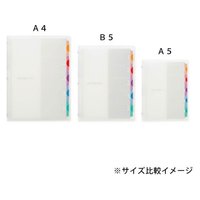 マルマン FC443PU-F487 ルーズリーフ バインダー A4 ファイブチャート