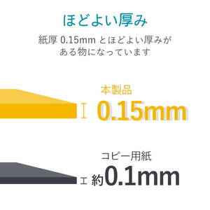 エレコム 宛名表示ラベル(速貼タイプ・フリーカット・1面×20シート) EDT-TMQN1-イメージ6