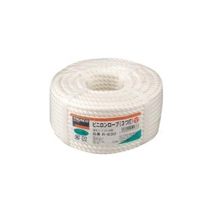 トラスコ中山 TRUSCO　ビニロンロープ　3つ打　線径6mmX長さ30m R-630-イメージ1