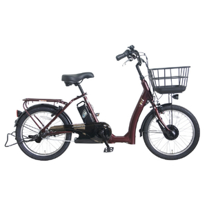 PELTECH ローステップ20型 電動アシスト自転車 内装3段変速 レッド TDN-209L-R-12AH-イメージ1