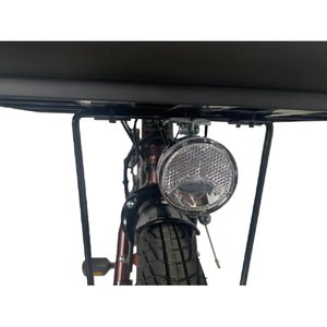 PELTECH ローステップ20型 電動アシスト自転車 内装3段変速 レッド TDN-209L-R-12AH-イメージ5