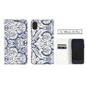 ZENUS iPhone XS Max用ケース Denim Paisley Diary Z14237I65-イメージ6
