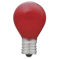 エルパ 25W カラーS型ミニ球 レッド G-20H(R)