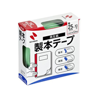 ニチバン 製本テープ(再生紙)25mm*10mパステルグリーン F880974-BK-2531
