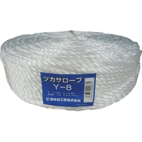 司化成工業 PP融着三本撚ロープ(ツカサロープ)Y-8 FC449FY-3982173