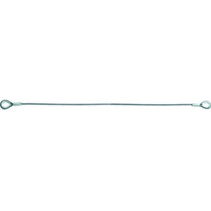 トラスコ中山 TRUSCO ワイヤロープスリング Eタイプ アルミロック 12mm×1m FC024GW-8370604-イメージ1