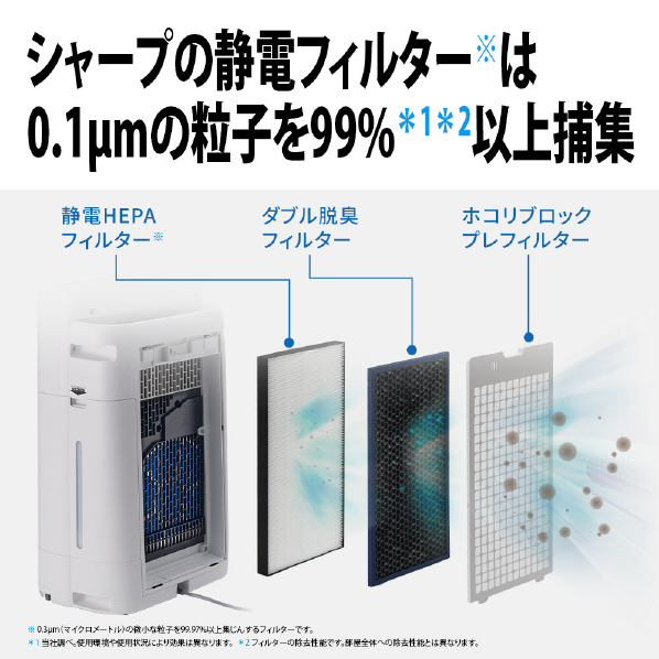 シャープ 加湿空気清浄機 e angle select ホワイト系 KI-S50E3-W 静音 KI 空気清浄 加湿空気清浄 空清運転時 8m3/分 0m3/分 加湿空清運転時 40dB 空清 運転時