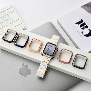 GAACAL Apple Watch Series 7-8 [41mm]用プラスチックフレーム ブルー W00017B5-イメージ4