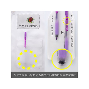 ぺんてる 蛍光ハンディラインS バイオレット 10本 1箱(10本) F885722-SXNS15-V-イメージ6