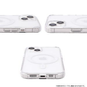 abbi FRIENDS iPhone 16 Plus用ネコマンジュウMagSafe対応クリアケース サイクリング ABF27238I16PL-イメージ11