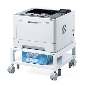 サンワサプライ ロータイププリンタスタンド(W40．0×D40．0cm) LPS-T4040SL-イメージ2