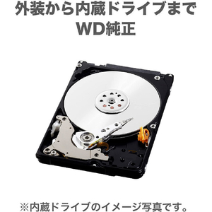 WESTERN DIGITAL 外付けHDD[2TB /ポータブル型] My Passport ブラック WDBYVG0020BBK-JES1-イメージ4
