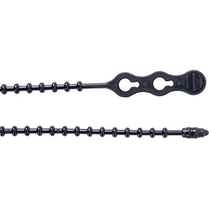 エスコ 結束バンド ビーズタイプ 黒 15本 310mm FCW1873-EA475FK-310-イメージ2