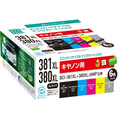 エコリカ エコリカ ECI-C381XL-6Pリサイクルインクカートリッジ 6色パック FCU4301-ECI-C381XL-6P