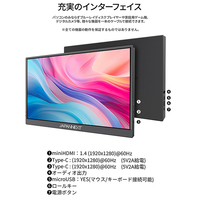 JAPANNEXT JN-MD-IPS105FHDPR 10．5型液晶ディスプレイ ブラック