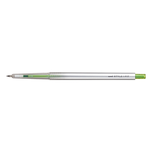 三菱鉛筆 スタイルフィット ゲルインクボールペン ノック式(リフィル入) 0．28mm ライムグリーン UMN139285-イメージ1