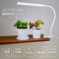 オーム電機 TT-YG03N1A-W 植物育成ライト クリップ式 |エディオン公式通販