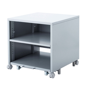 サンワサプライ 高耐荷重プリンタスタンド(W600×D620) ライトグレー LPS-115-イメージ1