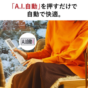三菱電機 「工事代金別」 14畳 フィルター自動清掃 省エネハイパワーエアコン e angle select 霧ヶ峰 Zシリーズ MSZ-EM4026E6S-Wｾｯﾄ-イメージ6