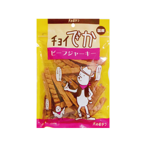 わんわん チョイでか ビーフジャーキー 200g FC84187-イメージ1