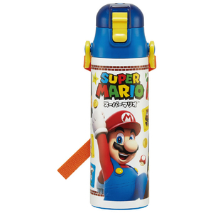 スケーター 超軽量ダイレクトボトル(580ml) スーパーマリオ23 SDC6Nｽ-ﾊﾟ-ﾏﾘｵ23-イメージ1