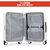 SWISS MILITARY スーツケース 76cm (105L) GENESIS(ジェネシス) バニラホワイト SM-O328WHITE-イメージ5