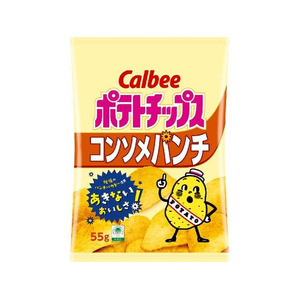 カルビー ポテトチップス コンソメパンチ 55ｇ FCE892H-イメージ1