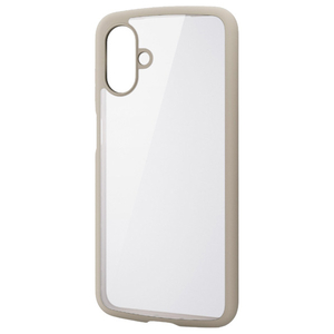 エレコム Galaxy A25 5G用TOUGH SLIM LITE ハイブリッドケース フレームカラー カフェオレ PM-G253TSLFCBE-イメージ1
