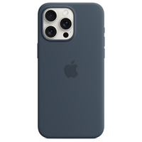 Apple MagSafe対応iPhone 15 Pro Maxシリコーンケース ストームブルー MT1P3FE/A