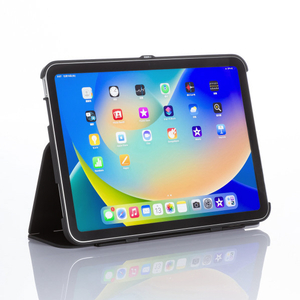 サンワサプライ 第10世代iPad 10．9インチ用ハードケース(スタンドタイプ) ブラック PDA-IPAD1904BK-イメージ4