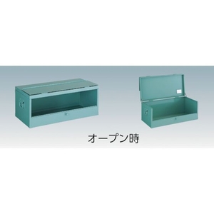 トラスコ中山 中型車載用前扉付工具箱 700×330×280 FC862DY-7672489-イメージ3