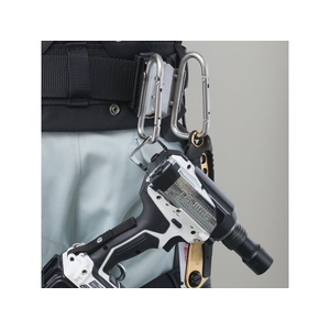 ＴＪＭデザイン 着脱式工具ホルダーステン カラビナダブル 大 銀8580110 FC435CF-1481073-イメージ4