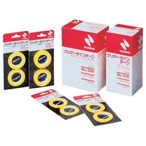 ニチバン クリアーラインテープ 536 曲線用10mm×10m 2巻 FC449GF-7954727-イメージ1