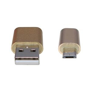 タイムリー 世界最強microUSBケーブル(100cm) MESH MONSTER ゴールド MESHMONSTER10MG-イメージ2