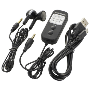 オーム電機 ポータブルCDプレーヤー MP3対応 AudioComm シルバー CDP400N-イメージ5