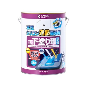 カンペハピオ 水性シリコン遮熱屋根用 専用下塗り剤 3L FCB403M-イメージ1