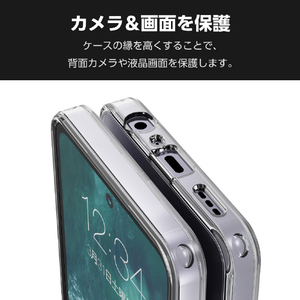 エレコム OPPO A3 5G用ハイブリッドケース クリア PM-O242HVCKCR-イメージ7
